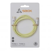 Sbox Type C - Type C M/M 1m yellow TYPEC-1-Y kaina