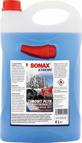 Sonax Sonax Xtreme žieminis priekinių stiklų plovimo skystis -20°C 4L universalus