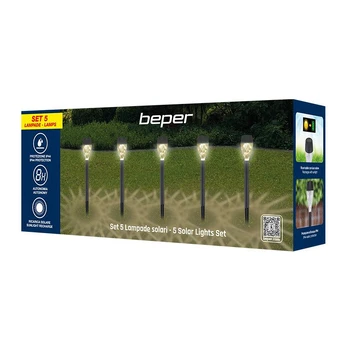 Beper P207ILO050 5 Solar Lights Set