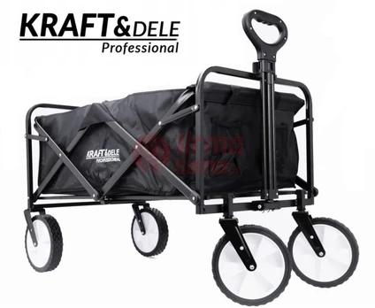 Sulankstomas transportavimo vežimėlis 130L KRAFT&DELE KD3088