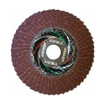 Šlifavimo diskas, lamelinis KLT2, kūginės formos, 125 x 22 mm, A24