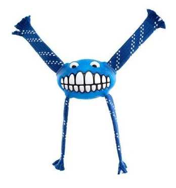 Rogz Flossy Grinz mėlynas kamuolys su kojom 24cm