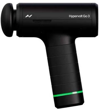 Hyperice Hypervolt Go 3 masažinis pistoletas, juodas