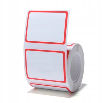 NIIMBOT Etiketės RFID lipdukai 40*30mm FRAME RED 230vnt.