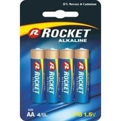 Rocket Alkaline AA elementas, 4 vnt.