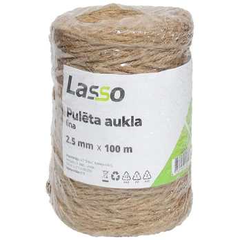 Lasso Aukla pulēta 2.5mm 100m lina