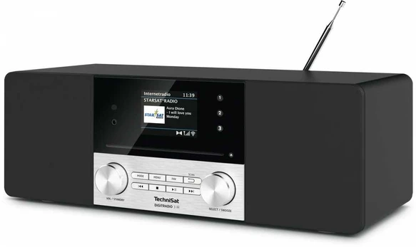 TechniSat Digitradio 3 IR DAB+/FM Juoda