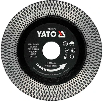 YATO TARCZA DO CERAMIKI 125mm