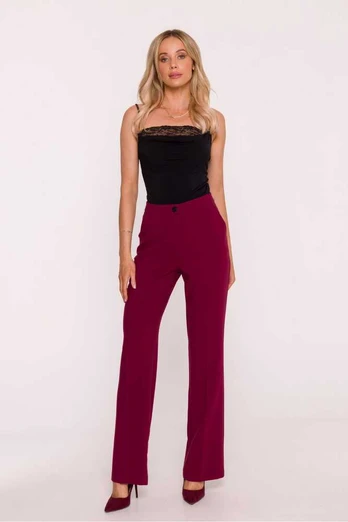 Stylove Kelnės moteriškos bordo