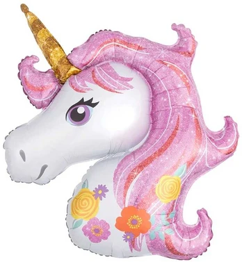 Partypal Folinis balionas Vienaragis 33x51cm