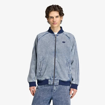 adidas SST Track Top Light Denim - Dydis L (KQ6332 Striukės)