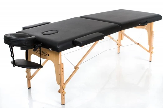 RESTPRO® Classic-2 Black masažo stalas (kušetė)