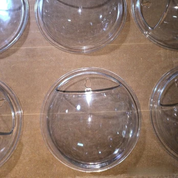 Universalus plastikinis vazonas, Skaidrus