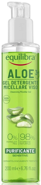 Makiažo valiklis Equilibra Aloe 3+, 200 ml