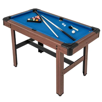 Bonideco Select Biliardo stalas 122x61x76cm., rudos/mėlynos spalvos