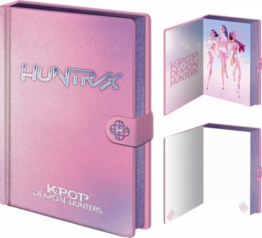 Notebook with zipper A5 K-POP Demon Hunters