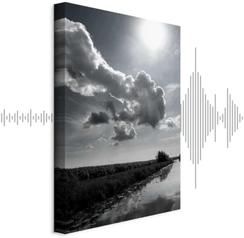 Artgeist Paveikslas - Sun Over Clouds (1-part) - Sky Reflection in Water Field