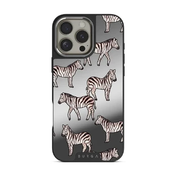Wild Spirit - iPhone 16 Pro Case, Elite Mirror Dark (MagSafe) / Silver