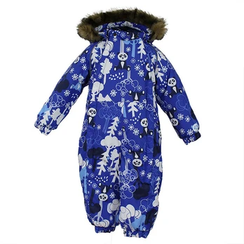 Huppa Vaikų žieminis kombinezonas KEIRA, blue pattern, 68