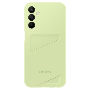 Dėkliukas SAMSUNG Galaxy A15, nugarėlė, su kortelių kišenėle, Lime