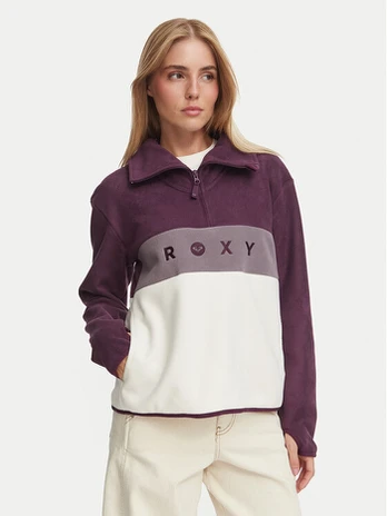 Roxy Fliso džemperis ERJFT05104 Violetinė Regular Fit