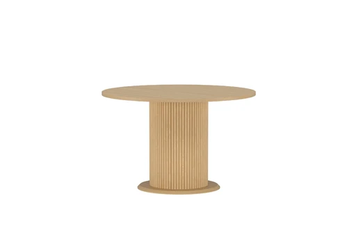 Reko Round Dining Table - Nature / MDF w Paper Veneer