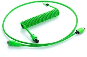 Klaviatūros laidas Cablemod Pro Coiled Keyboard Cable USB-C / USB Typ-A 150cm, žalia