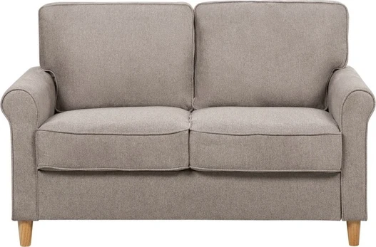 Beliani Dvivietė sofa RONNEBY šviesiai ruda