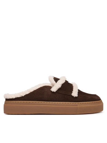 Inuikii Šlepetės Mule Wool 1004.017.0011 Ruda