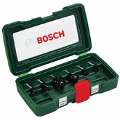 Bosch 6 dalių frezų komplektas, 8mm kotu kaina