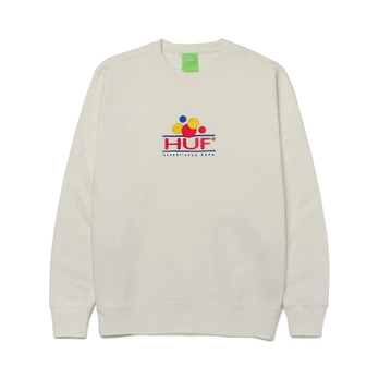 HUF Fun Pullover Off White - Dydis XL (PF00464-OFFWH Džemperiai)