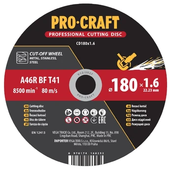 Pjovimo diskas „ProCraft CD180x1.6”