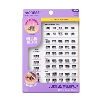 KISS imPRESS Pre-glued Cluster Multi 02 Cluster Lashes