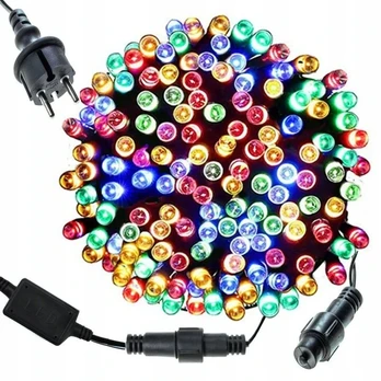 Kalėdinės lemputės ant storo kabelio - led 300 lauko su Flash efektu 25m