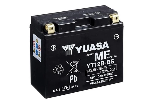 YUASA YT12B-BS 10.5Ah (C20) akumuliatorius