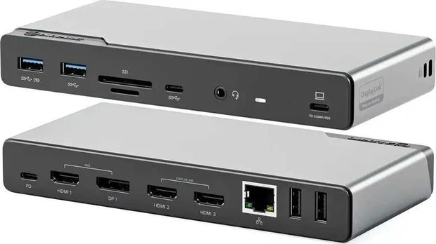 Šakotuvas Alogic DV4 universalus USB-C (DUCDV4) dokas / replikatorius