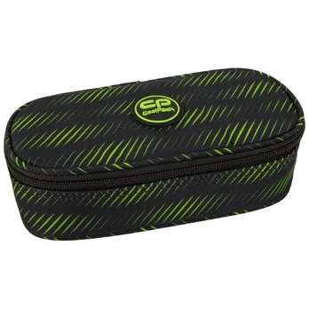 Penalas CoolPack Campus Lime, 23 cm x 10 cm, juoda/geltona