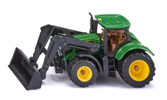 Traktorius su krautuvu Siku John Deere