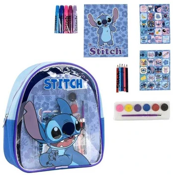 CERDÁ Disney Stitch backpack stationery set