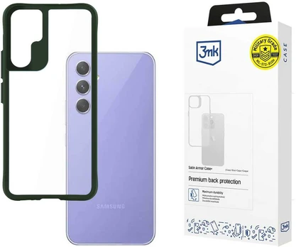 Dėklas Samsung Galaxy A54 5G - 3mk Satin Armor Case+ Žalias