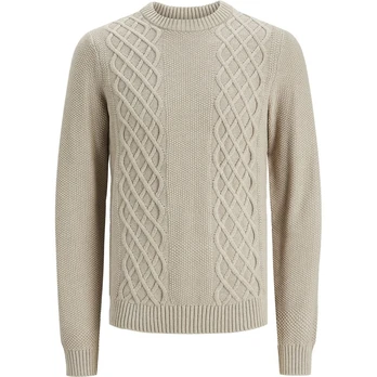 Megztinis vyrams, Smėlio, JPRBLAPARLEY KNIT CREW