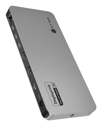 Dockingstation Icy Box 12-in-1 Diamond Dock USB 3.2 Gen2 TypC