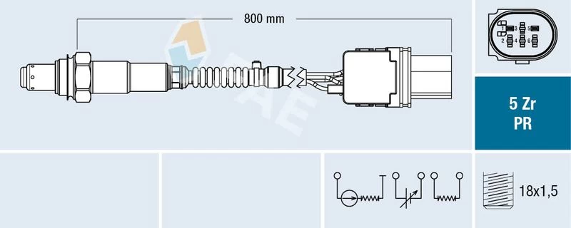 Lambda jutiklis FAE 75051