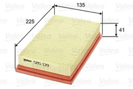 Oro filtras VALEO 585139 kaina