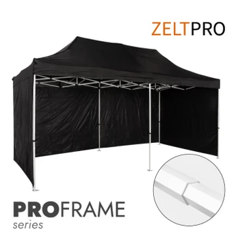 Lauko palapinė 3x6 Juoda Zeltpro PROFRAME