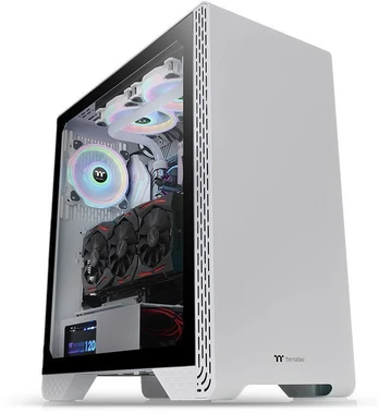 Korpusas Thermaltake S300 Snow Edition, balta