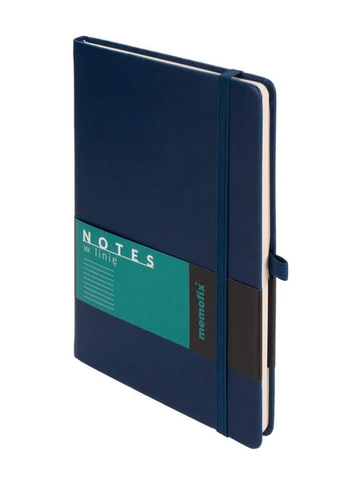 Antra Notes Memofix A5 linija tamsiai mėlyna