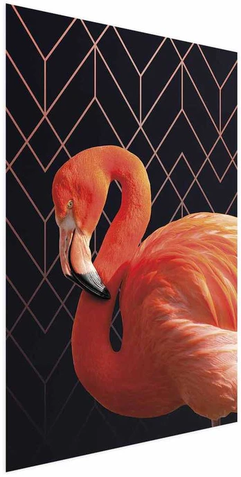 Artgeist Plakatas - Flamingo Solo