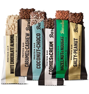 Barebells Protein Bar, White Chocolate Almond, 55 g