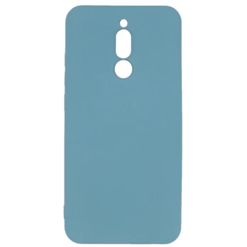 Evelatus Redmi 8 Soft Touch silikoninis dėklas su dirželiu Xiaomi Blue